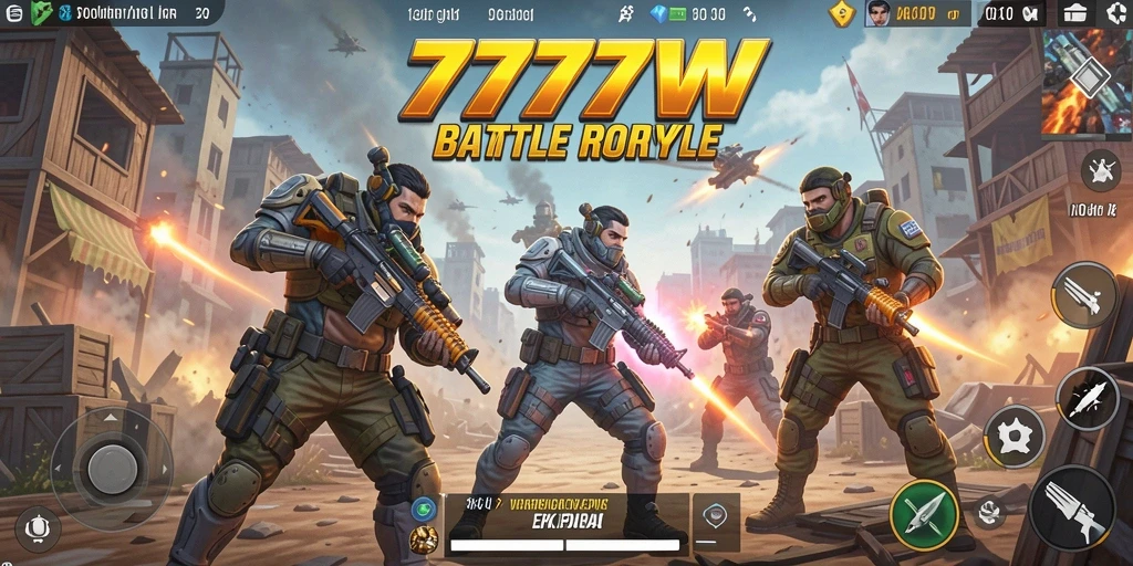 Gameplay menegangkan dalam pertempuran Battle Royale yang seru.