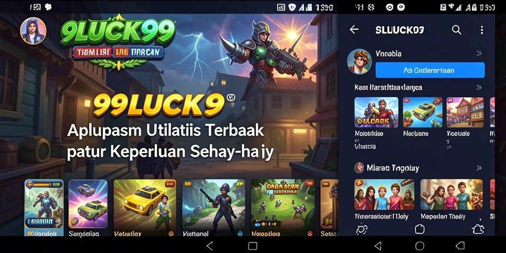 Tampilan utama aplikasi 99LUCK99 untuk kemudahan manajemen sehari-hari.
