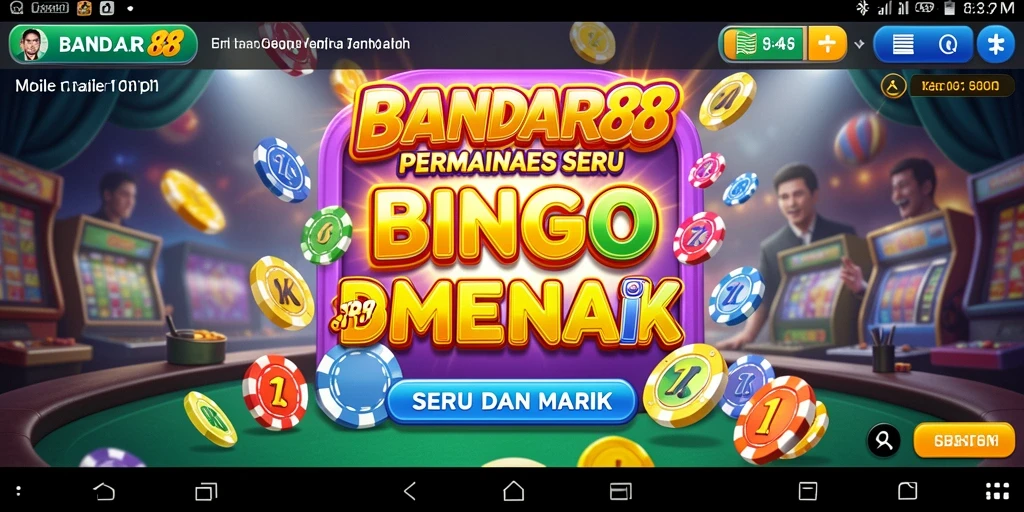 Tampilan seru gameplay Bingo di BANDAR88 yang memikat.