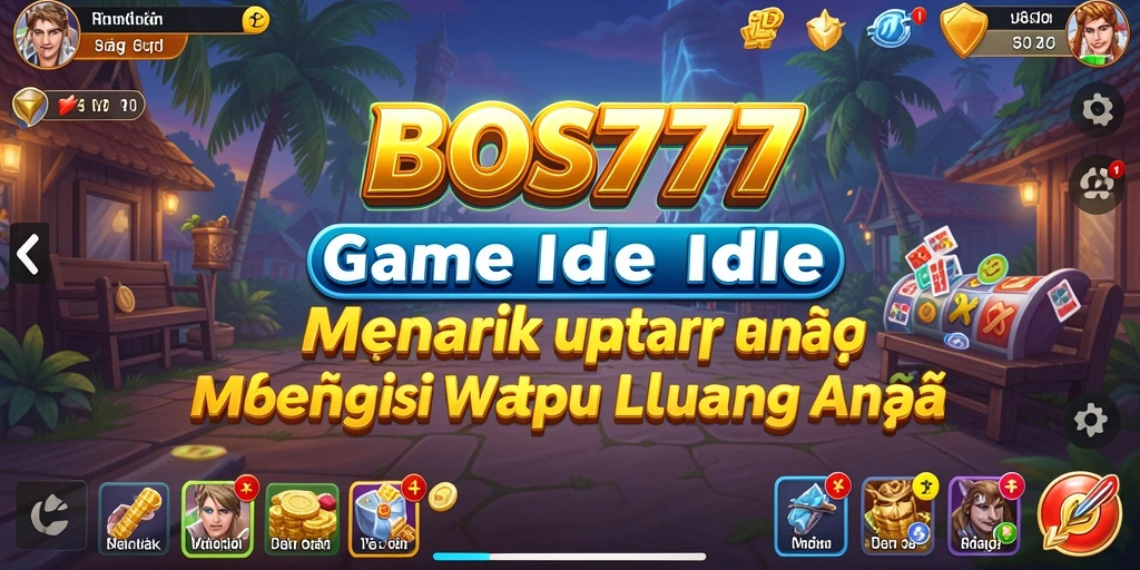 Screenshot gameplay BOS777 yang menampilkan pengalaman Idle yang mengasyikkan.