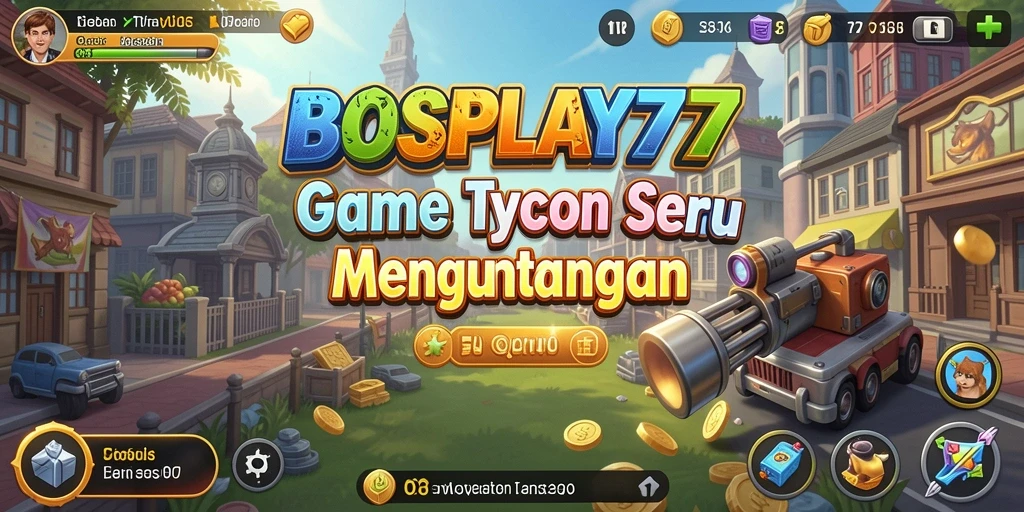 Screenshot BOSPLAY77 menampilkan gameplay Tycoon yang seru dan interaktif.