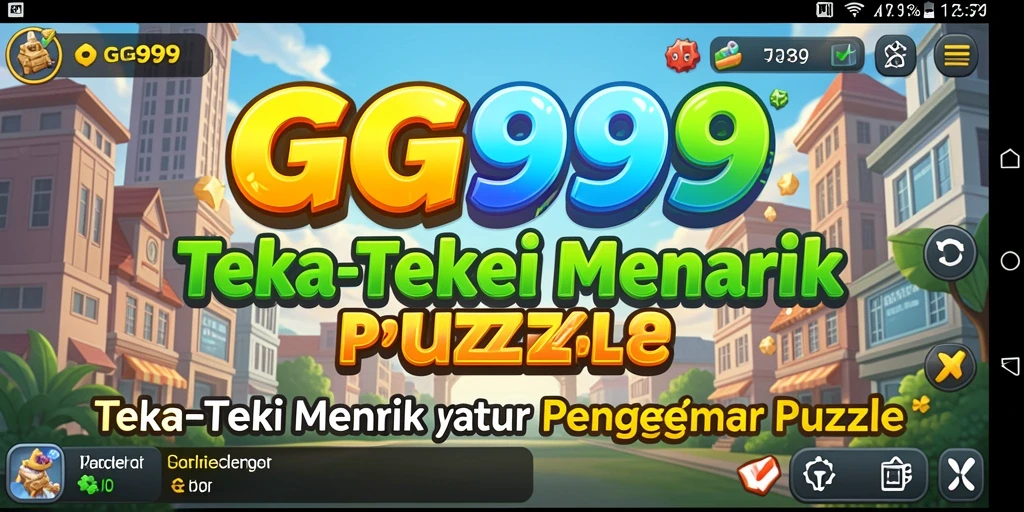 Gameplay GG999 menampilkan teka-teki yang menarik dan menantang.