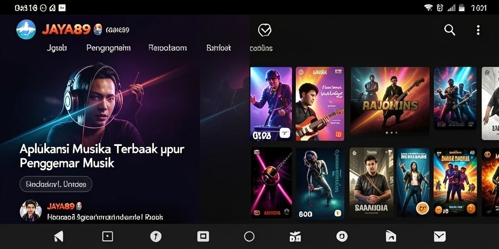 Screenshot JAYA89 menampilkan gameplay musik yang interaktif dan menarik.