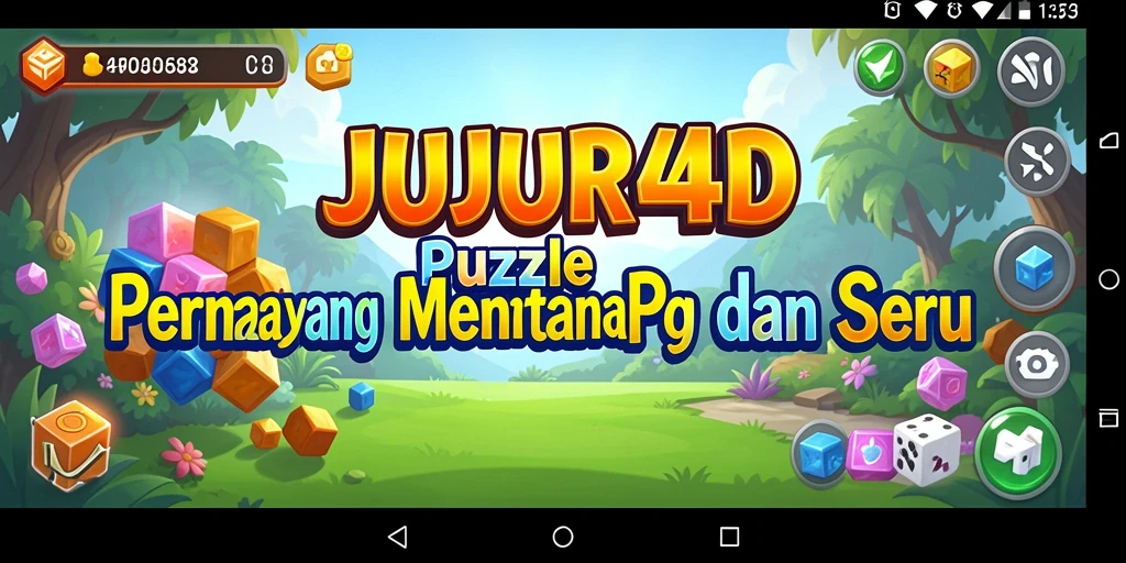 Tampilan menarik dari gameplay JUJUR4D yang menantang pemain untuk berpikir.