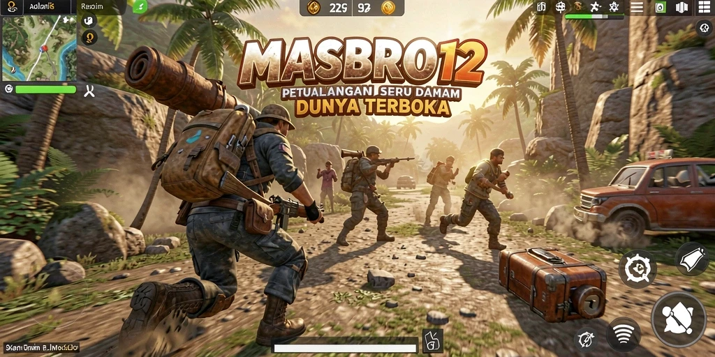 Menjelajahi dunia terbuka MASBRO12 yang menakjubkan.