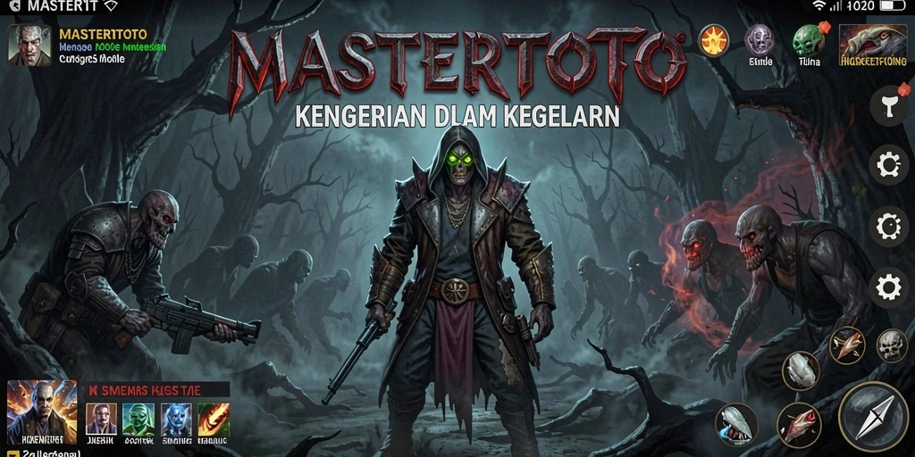 Screenshot MASTERTOTO yang menunjukkan suasana gameplay menegangkan.
