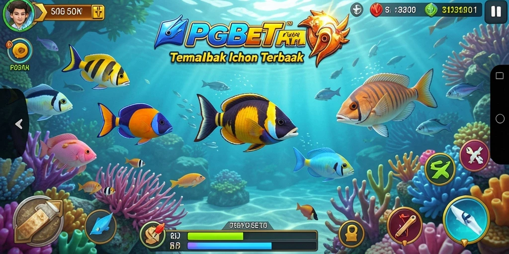Tampilan gameplay PGBET menampilkan aksi seru di dunia Tembak Ikan.