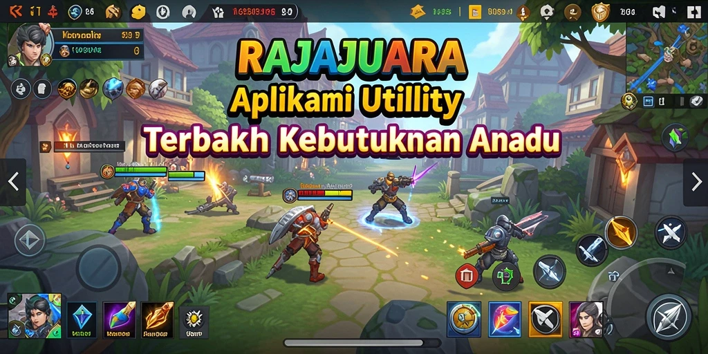Tampilan aplikasi RAJAJUARA yang modern dan intuitif.