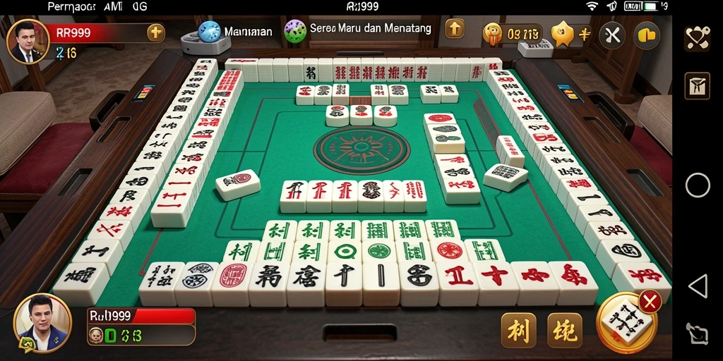Tampilan gameplay Mahjong yang menarik di RR999.