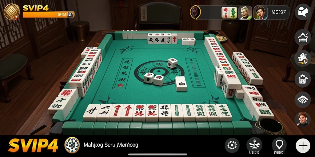 Tampilkan suasana menyenangkan dalam permainan Mahjong SVIP4.