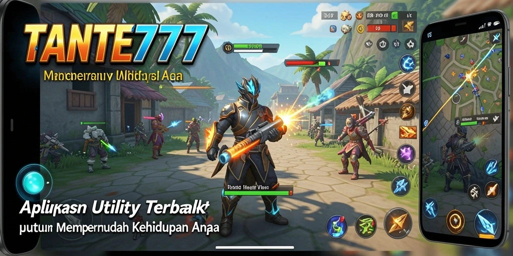 Tampilan aplikasi TANTE777 yang intuitif dan memudahkan pengguna.