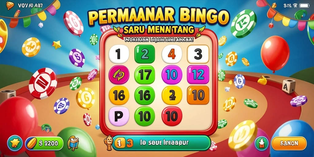 Tampilan gameplay Bingo yang menegangkan di V07.